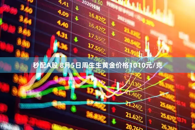 秒配A股 8月5日周生生黄金价格1010元/克